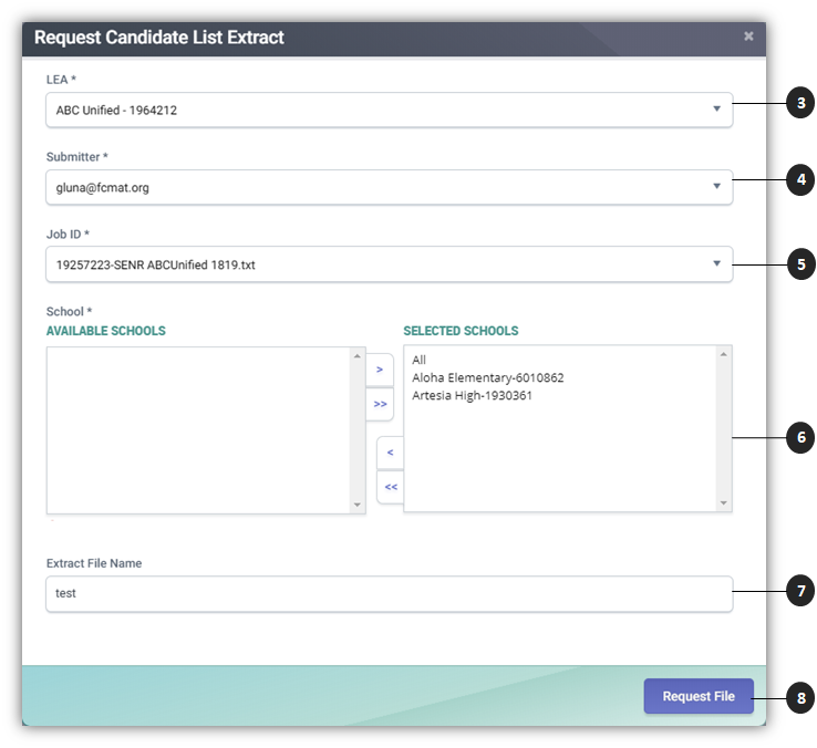 Rejected Record extract sProcedure procedure