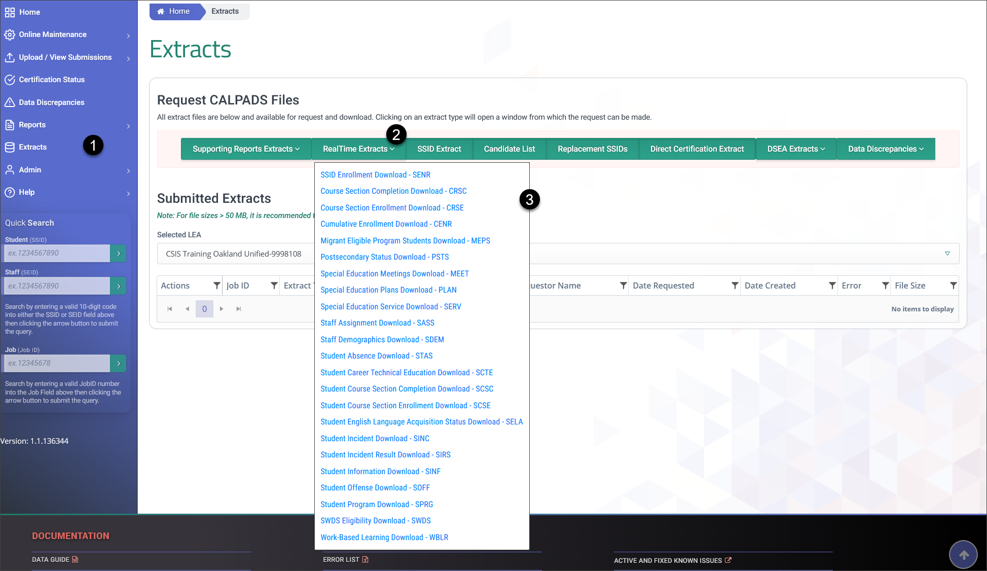 RealTime Extract Main