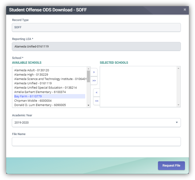 SOFF RealTime Extract Modal