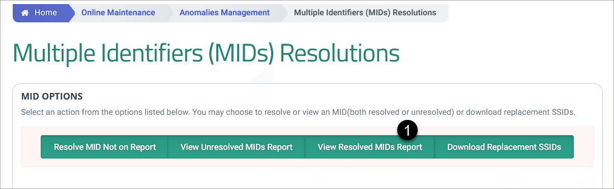 MID Resolution Buttons