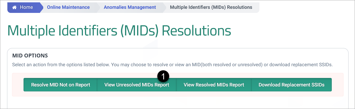 MID Resolution Buttons