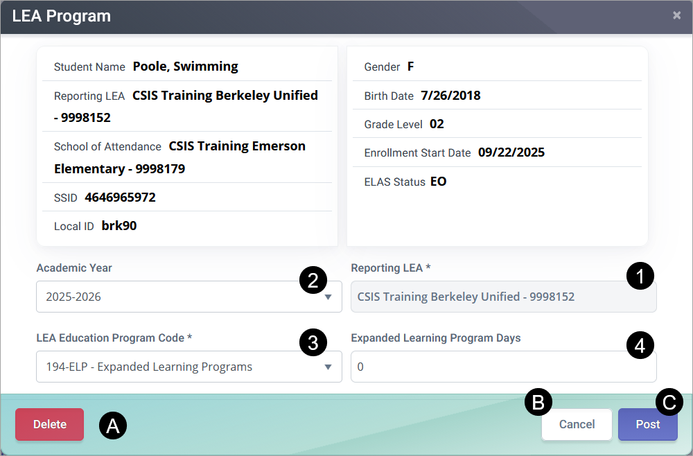 LEAP Program Details Modal