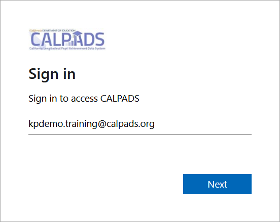 Sign in using your current (legacy) username and password